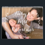 Photo Calendar Baby's First Christmas<br><div class="desc">Celebrate a precious milestone with our Photo Calendar Baby’s First Christmas! Add adorable photos and treasure every memory all year long. A heartwarming keepsake and perfect gift for proud parents or grandparents to cherish your baby’s first holiday season!
Photography © Storytree Studios, Stanford, CA</div>