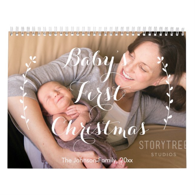 Photo Calendar Baby's First Christmas (Cover)