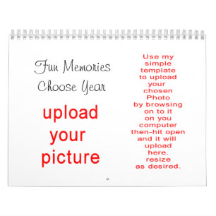 Photo Calendar do-it-yoursef- upload your pictures