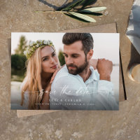 Photo & Calligraphy 3 Mod Horiz V2 Save the Date