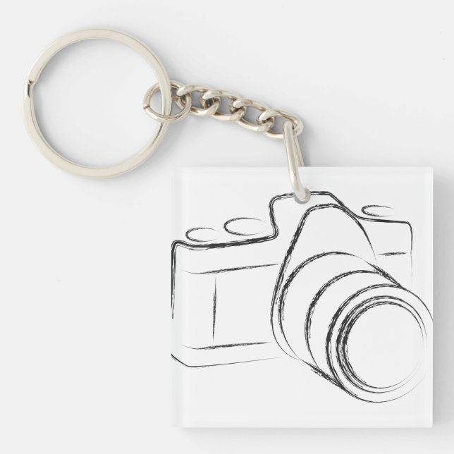 Photo Camera Keychain (Front)
