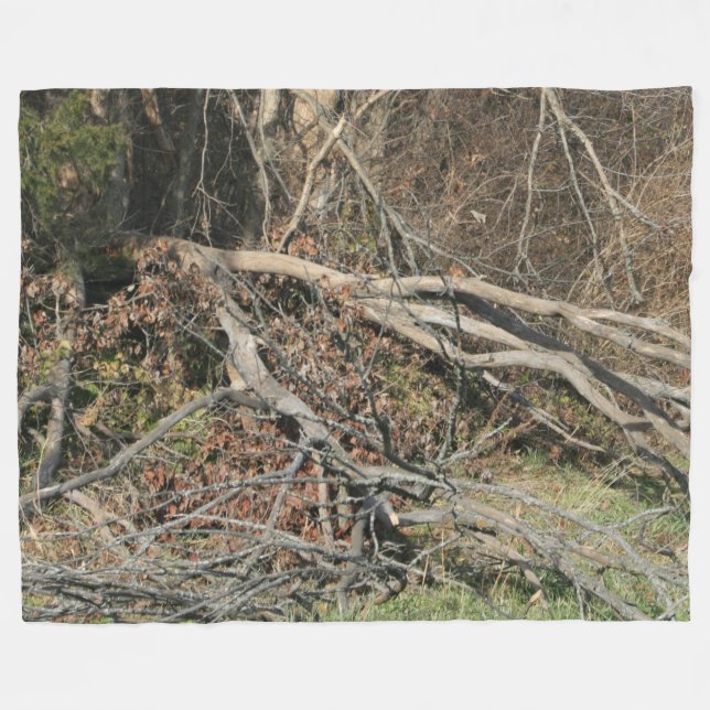 PHOTO CAMO #23 FLEECE BLANKET (Front (Horizontal))