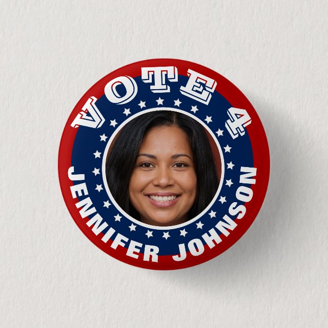 Photo Campaign Template Custom Button (Front)