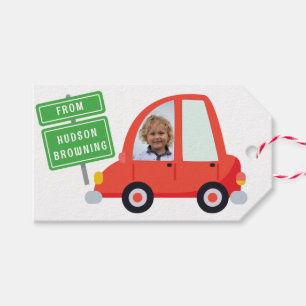 Photo Car Personalized Gift Tags