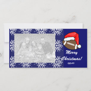 Photo Card - Christmas Football