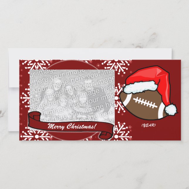 Photo Card - Christmas Football (Front)