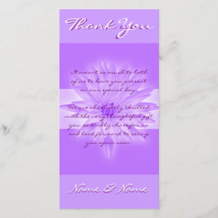 Photo cards template - customizable lillies