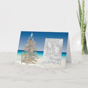 Photo Carte de Noël-Noël sur la plage