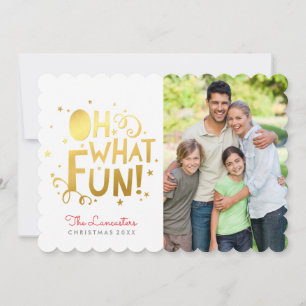 PHOTO CARTE DE VACANCES fun or festif oh quel plai
