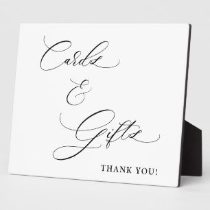 Photo Cartes et Cadeaux Écriture Mariage Plaque Tabletop