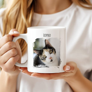 Photo Cat Pet Mug avec nom