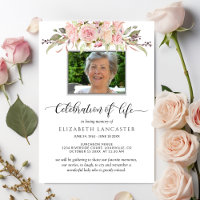 Photo Célébration de la vie, Floral Invitation fun