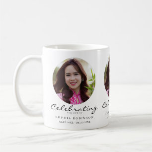 Photo Celebration of Life Memorial Keepsake Coffee Mug