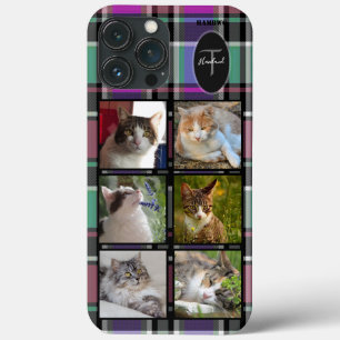 Photo Cell Phone Case Plaid HAMbyWG