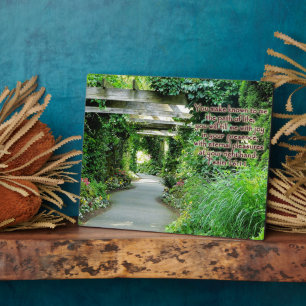Photo Chemin spirituel Plaque inspirationnelle