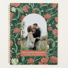 Photo Chic Green & Terracotta Arc Floral