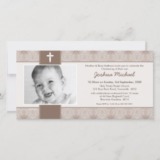 PHOTO CHRISTENING INVITATIONS :: pretty 4L