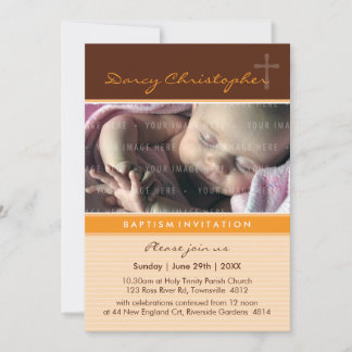 PHOTO CHRISTENING INVITES :: faith 4P