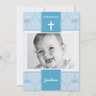 PHOTO CHRISTENING INVITES :: pretty 1P