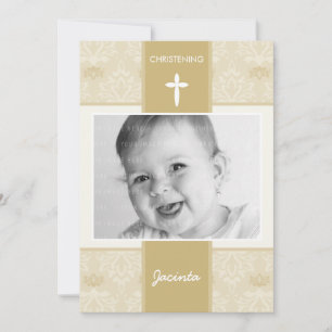PHOTO CHRISTENING INVITES :: pretty 3P