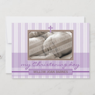 PHOTO CHRISTENING INVITES :: stylishly 3L