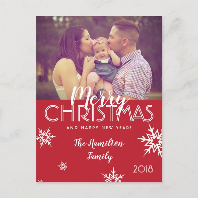 Photo Christmas Card (Front)