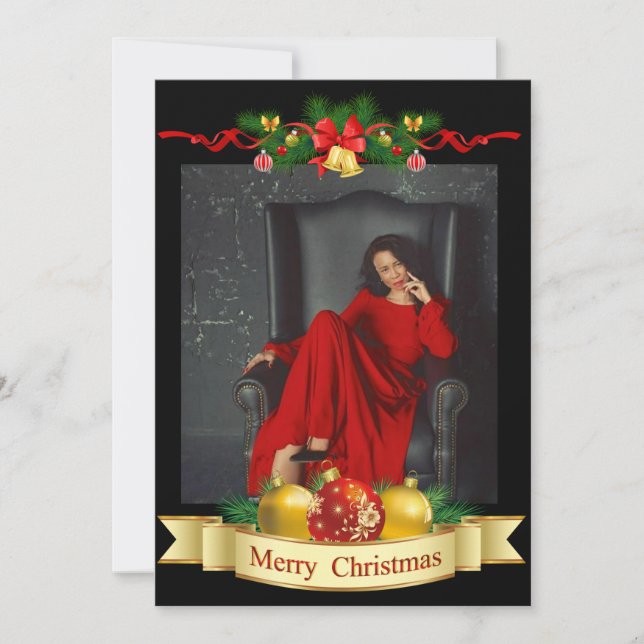 Photo Christmas Card (Front)