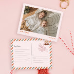 Photo Christmas Letter to Santa North Pole Holiday Postcard<br><div class="desc">Contact with me if you need help.</div>