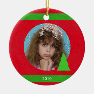 Photo Christmas Ornament with Year