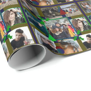 Photo Christmas Wrapping Paper HAMbWG