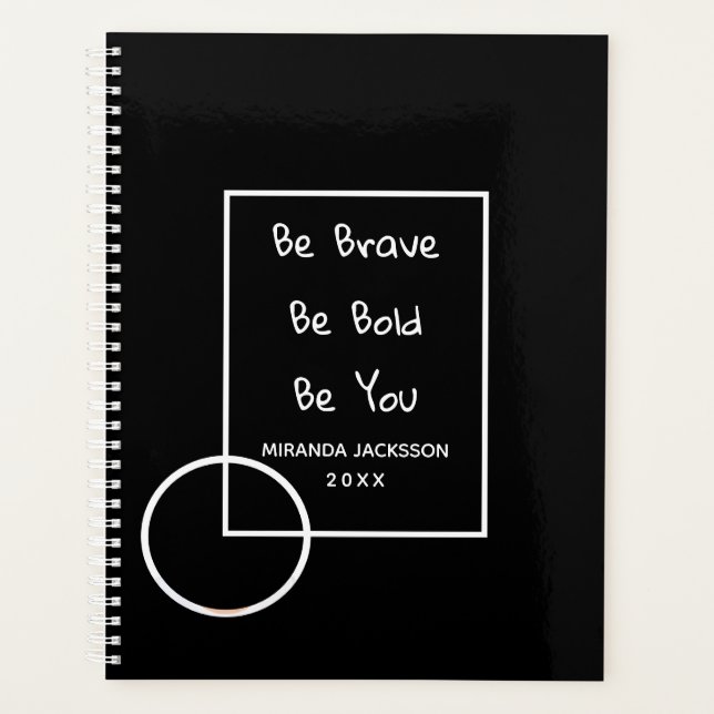 Photo citation motivationnelle noir 2026 (Devant)