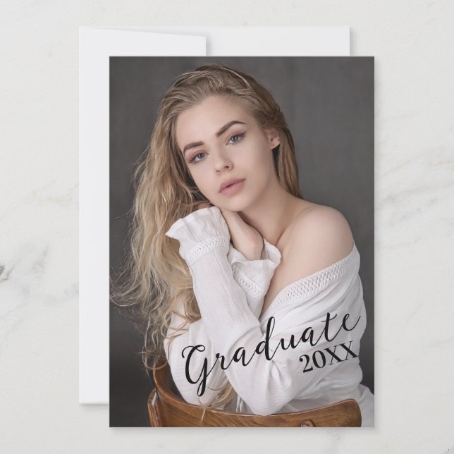 Photo Class of 2023 Graduation Party  Card (Front)