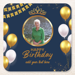 Photo Coasters For 70th Birthday