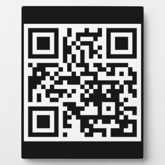 Photo Code QR Code uniquement Plaque de tablette large r