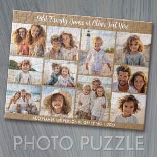 Photo Collage - 11 Pics and Text - Cheery Neutral Jigsaw Puzzle