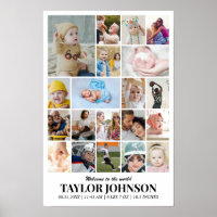 Photo Collage 20 Pictures 12x18 16x24 20x30 24x36