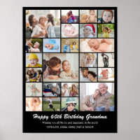 Photo Collage 25 Pictures 12x16 18x24 24x32 30x40