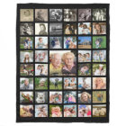 Photo Collage 45 Photo Template Personalized Black