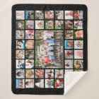 Photo Collage 45 Photos Personalized Black