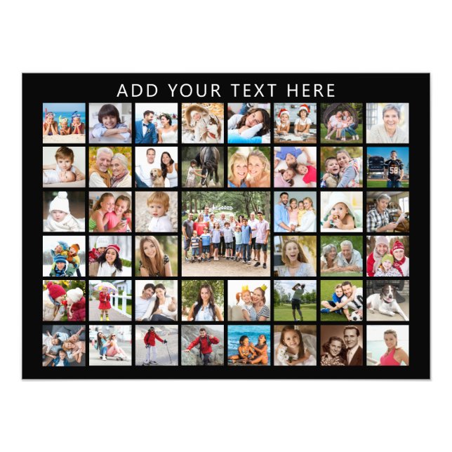 Photo Collage 45 Photos Personalized Custom (Front)