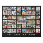 Photo Collage 45 Photos Personalized Custom Colour