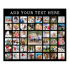 Photo Collage 45 Photos Personalized Custom Colour