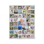 Photo Collage 45 Pics Editable Grey Personalized