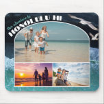 Photo Collage | ANY Beach Destination Vacation Mouse Pad<br><div class="desc">Create a fun keepsake reminder of that long-awaited vacation or family reunion on this stunning vibrantly printed mousepad that you can enjoy viewing every single day. Add three of your own favourite photos and the text to any beachy destination to capture the moments forever in a fun image-collage mouse pad...</div>