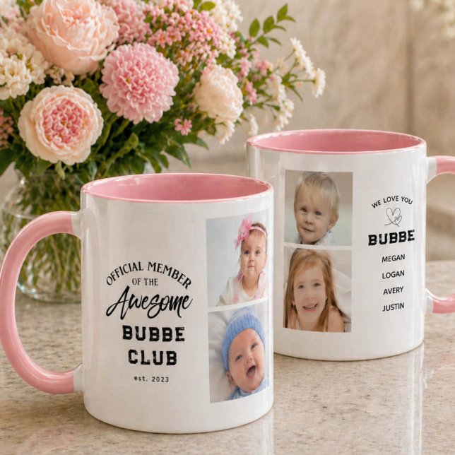 Photo Collage Awesome BUBBE Mug (Creator Uploaded)