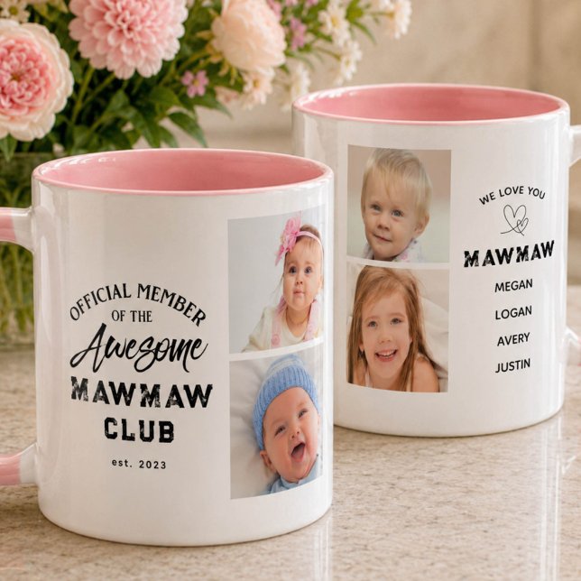 Photo Collage Awesome MAWMAW Mug (Creator Uploaded)