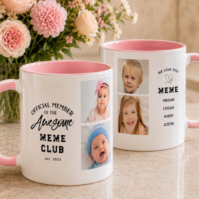 Photo Collage Awesome MEME Mug (Creator Uploaded)