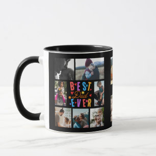 Photo Collage Best Dad Ever Mug