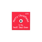 Photo Collage Best Dad Ever Red Personalized