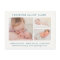 Photo Collage Blue Handsome Boy Birth Announcement